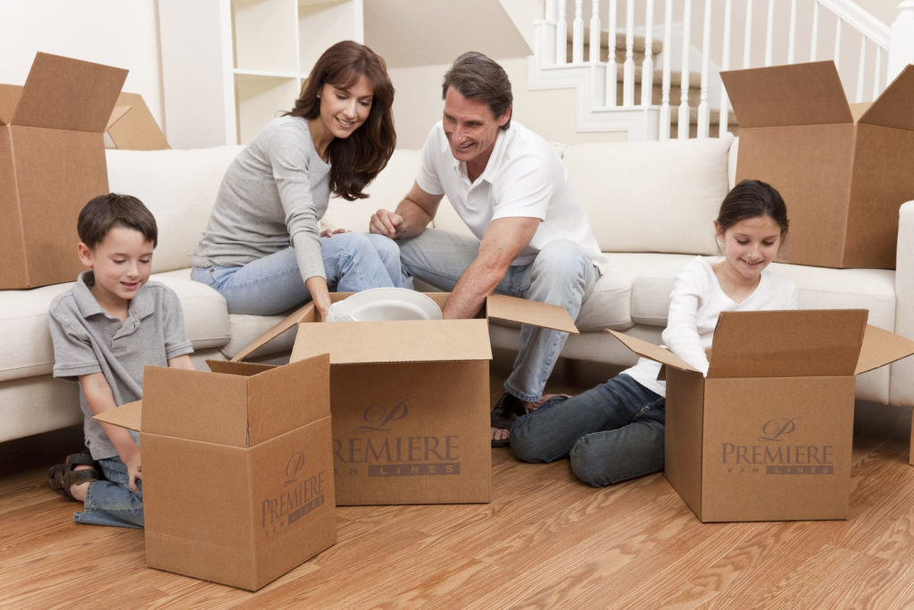 Family packing boxes